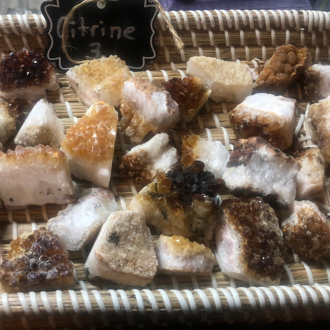 Small Citrine Cluster