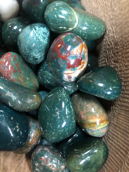 Bloodstone Tumbled Stone