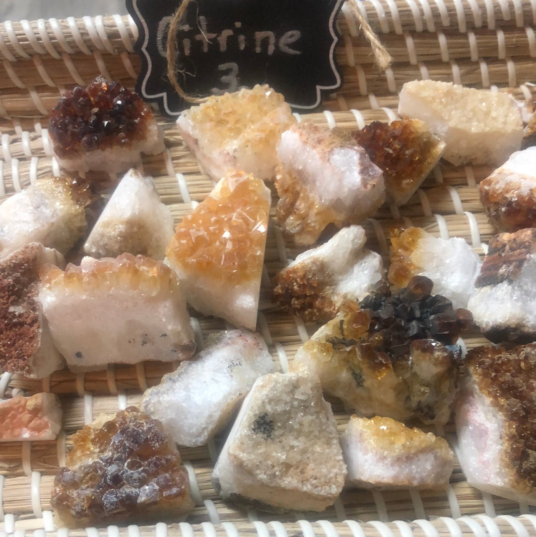 Small Citrine Cluster