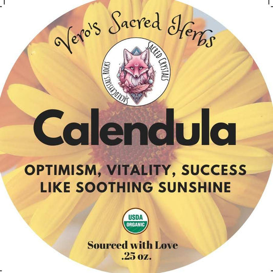 Herb Garden - Organic Calendula Flowers .25oz
