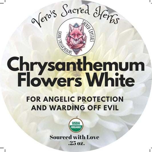 Herb Garden - Organic White Chrysanthemum .25oz