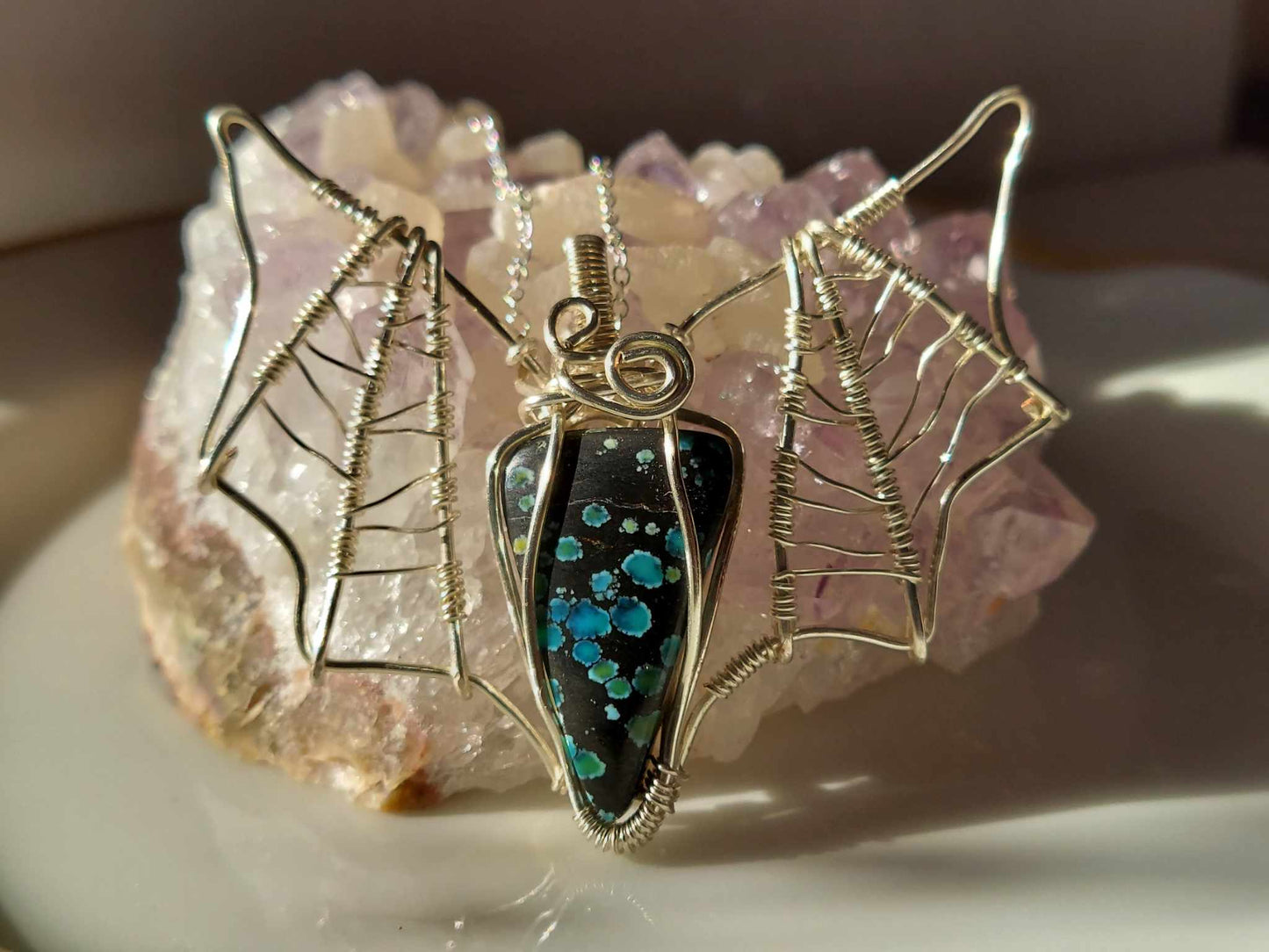 Moonlight Moth Necklaces