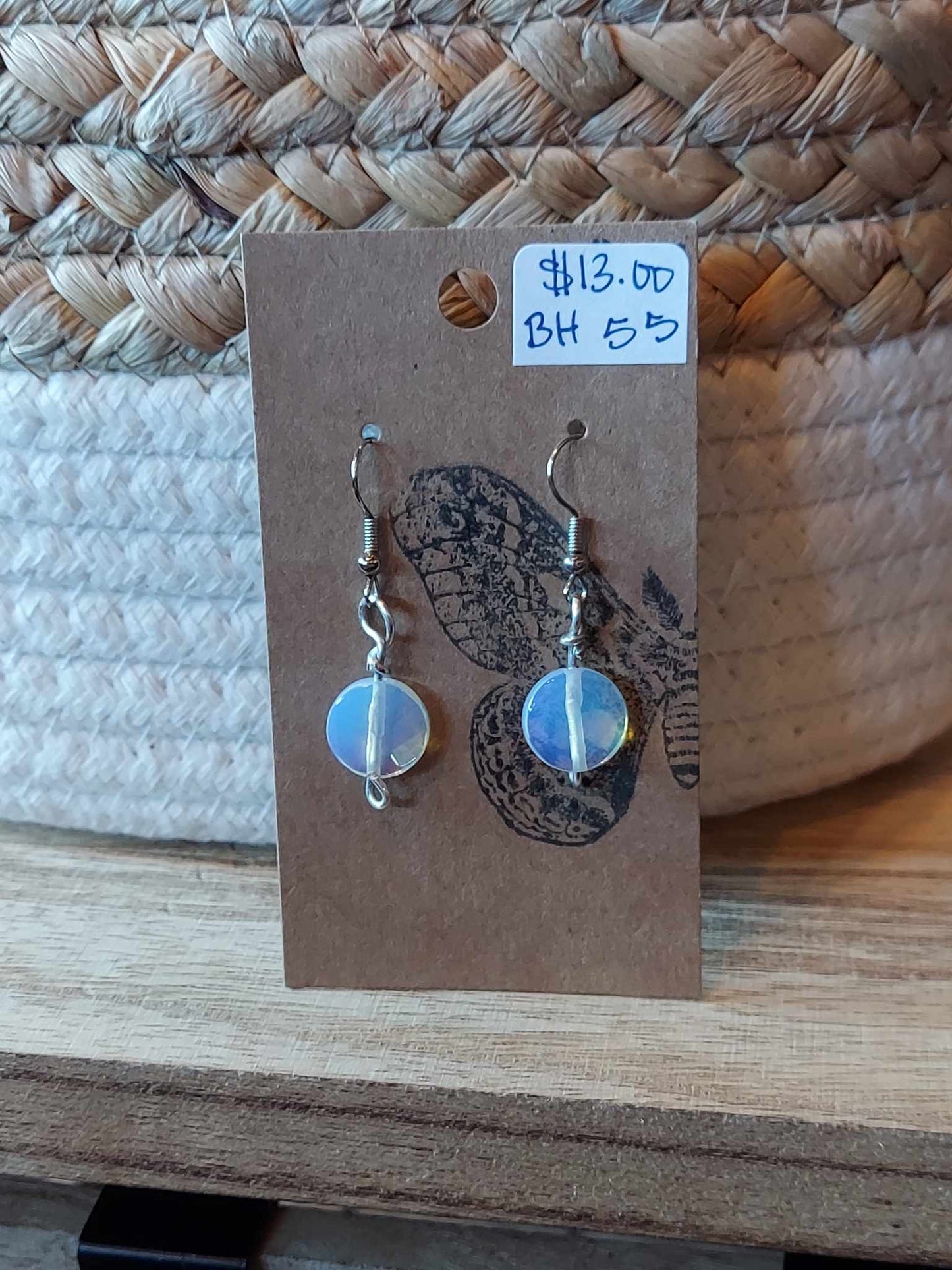 Moonlight Moth Earrings