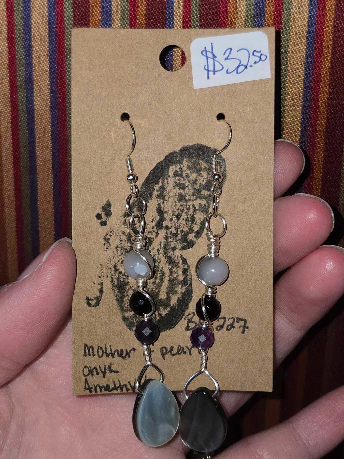 Moonlight Moth Earrings