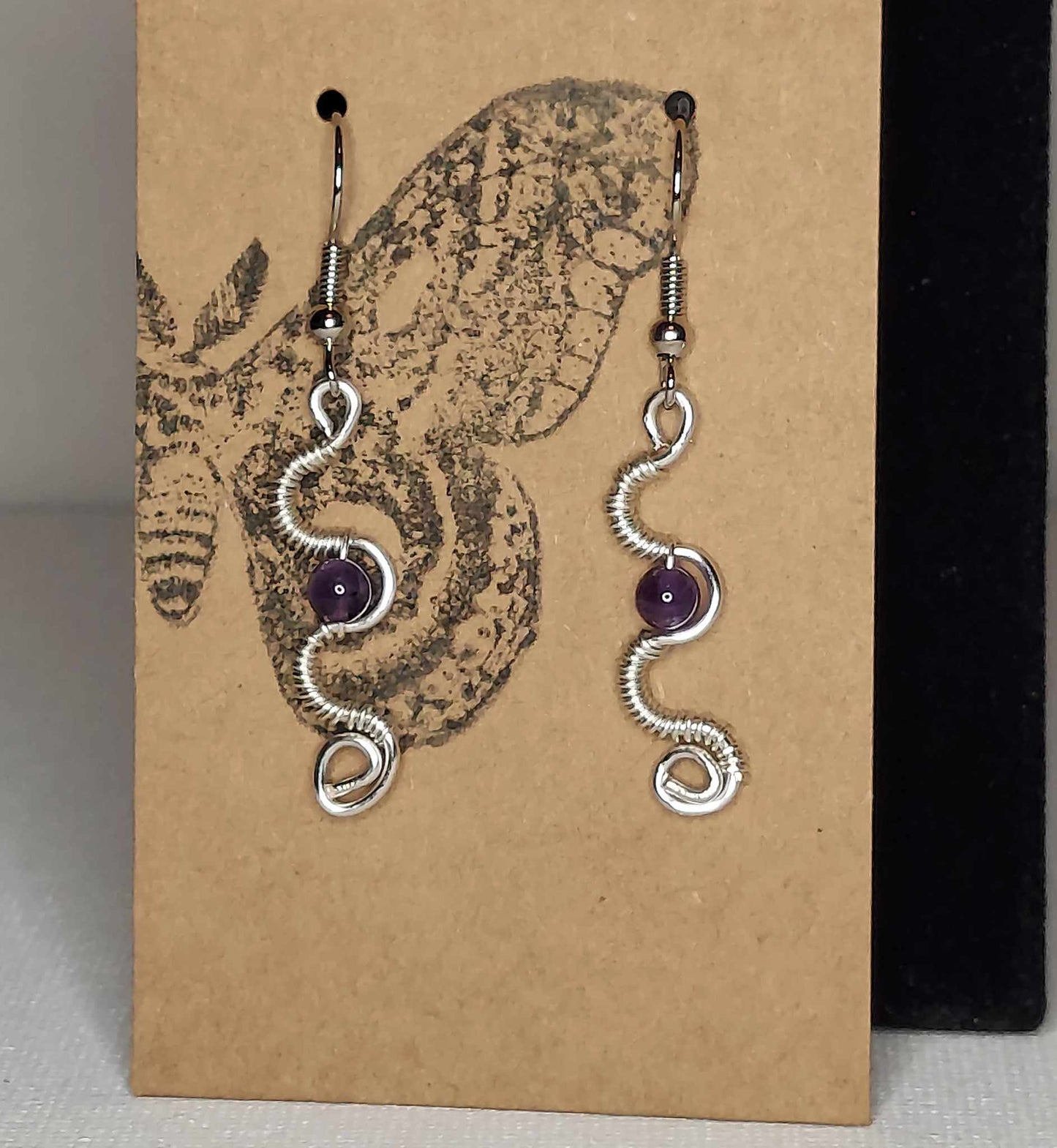 Moonlight Moth Earrings