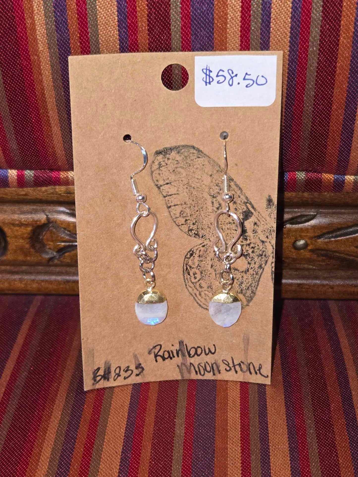 Moonlight Moth Earrings