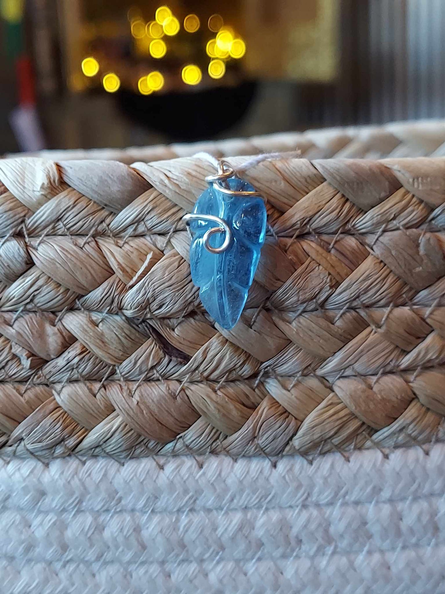 Moonlight Moth Wrapped Pendants