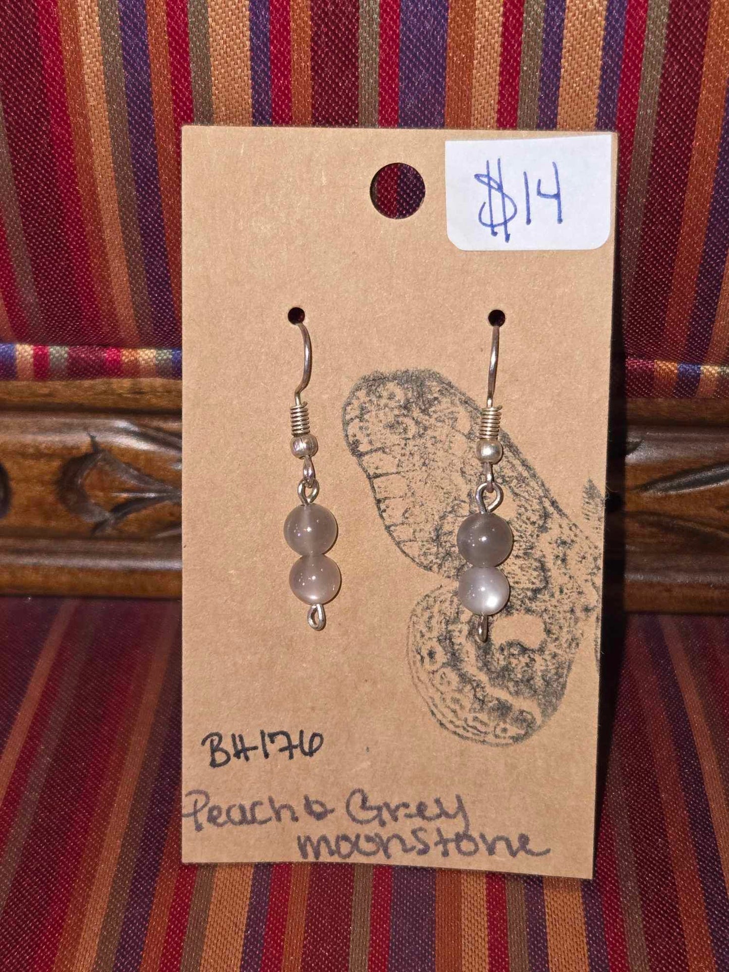 Moonlight Moth Earrings