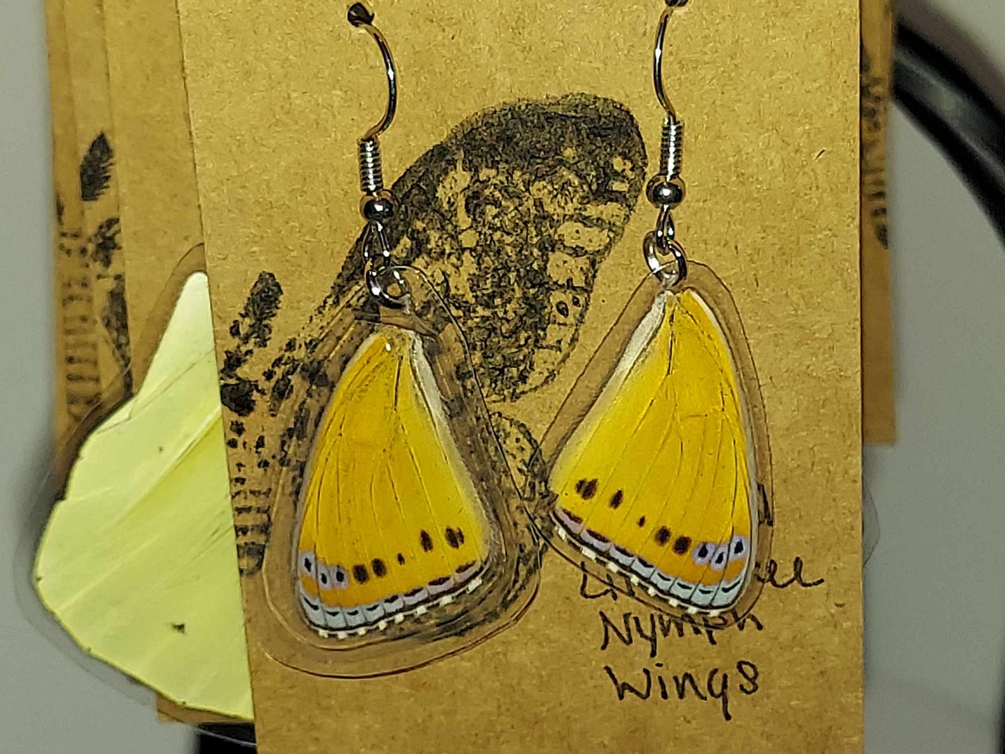 Moonlight Moth Wing Earrings