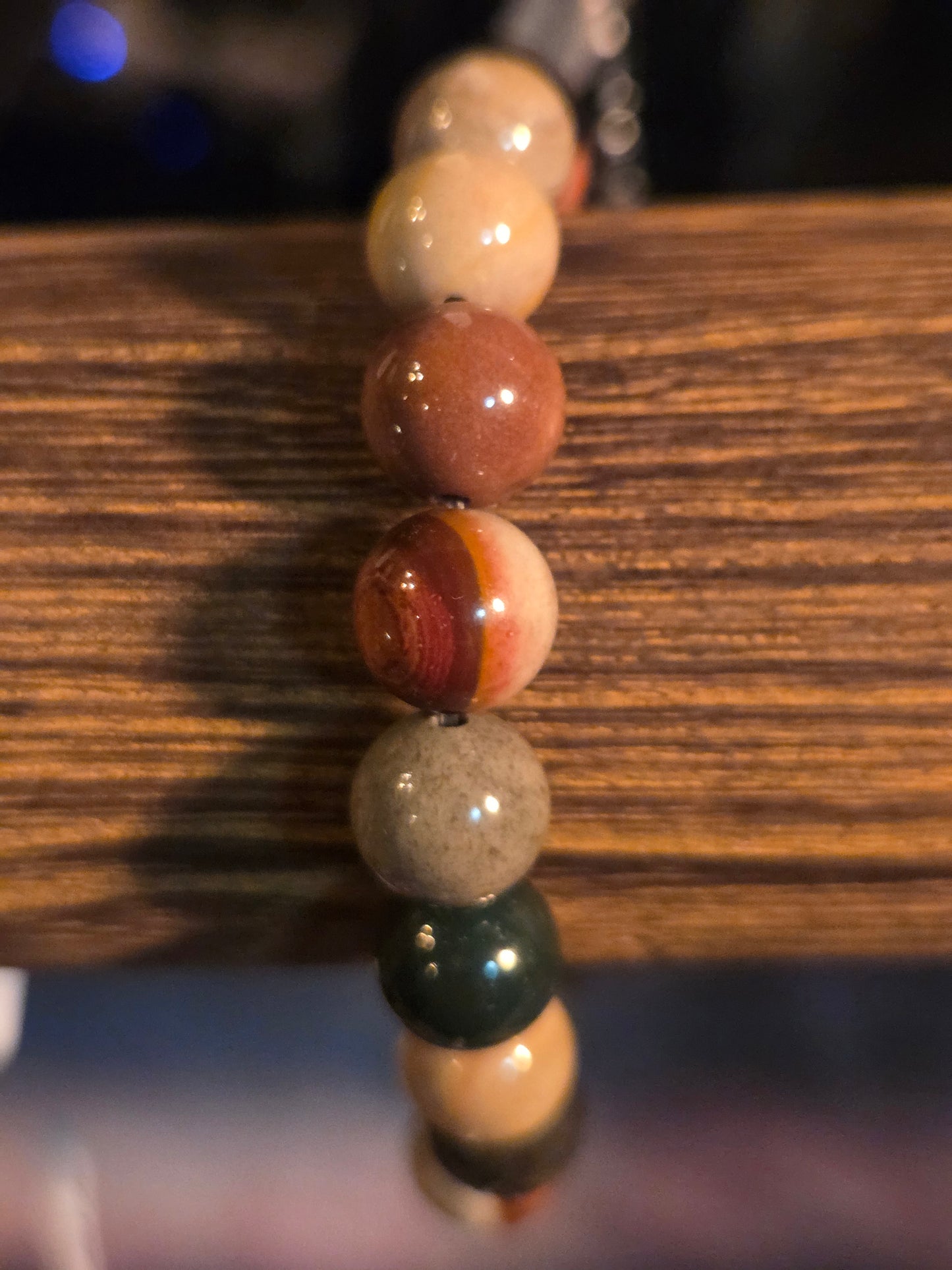 Locally Made Crystal Bead Bracelets – Natural Stone Healing Jewelry (Multiple Stones & Sizes)