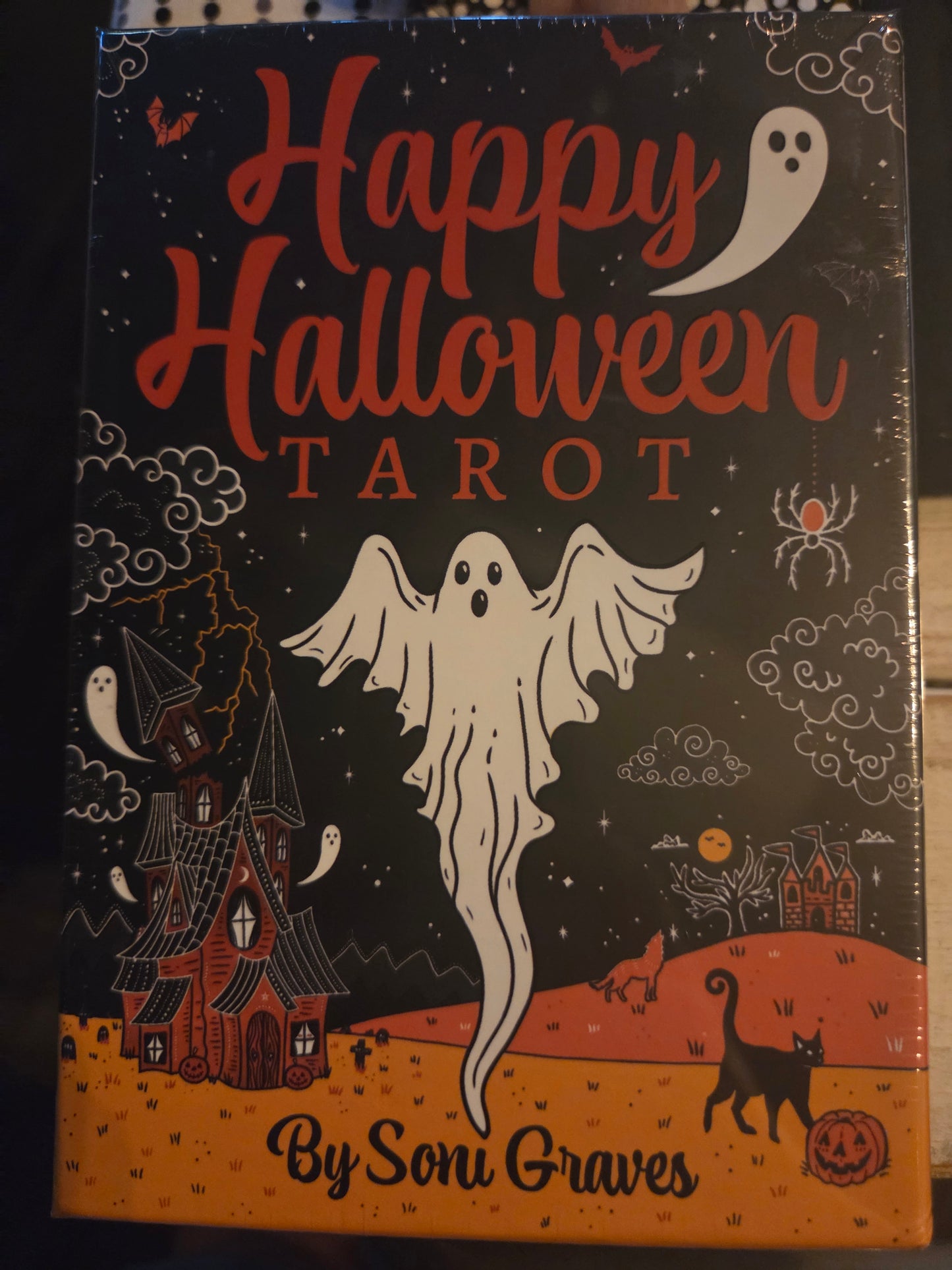 Happy Halloween Tarot – Vintage-Inspired 78-Card Deck with Guidebook 🎃✨