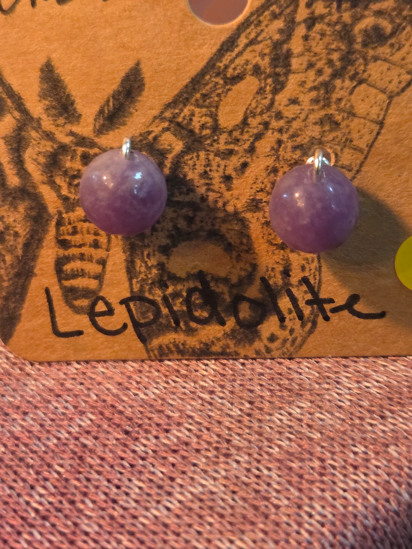 Moonlight Moth Handcrafted Wire-Wrapped Crystal Earrings