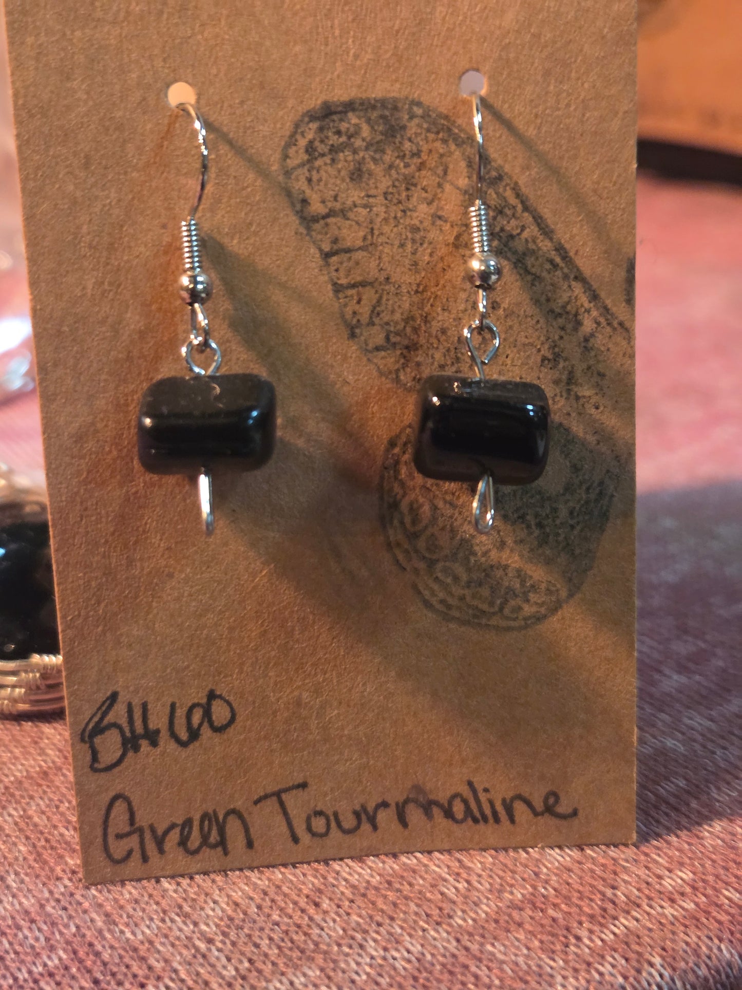 Moonlight Moth Handcrafted Wire-Wrapped Crystal Earrings