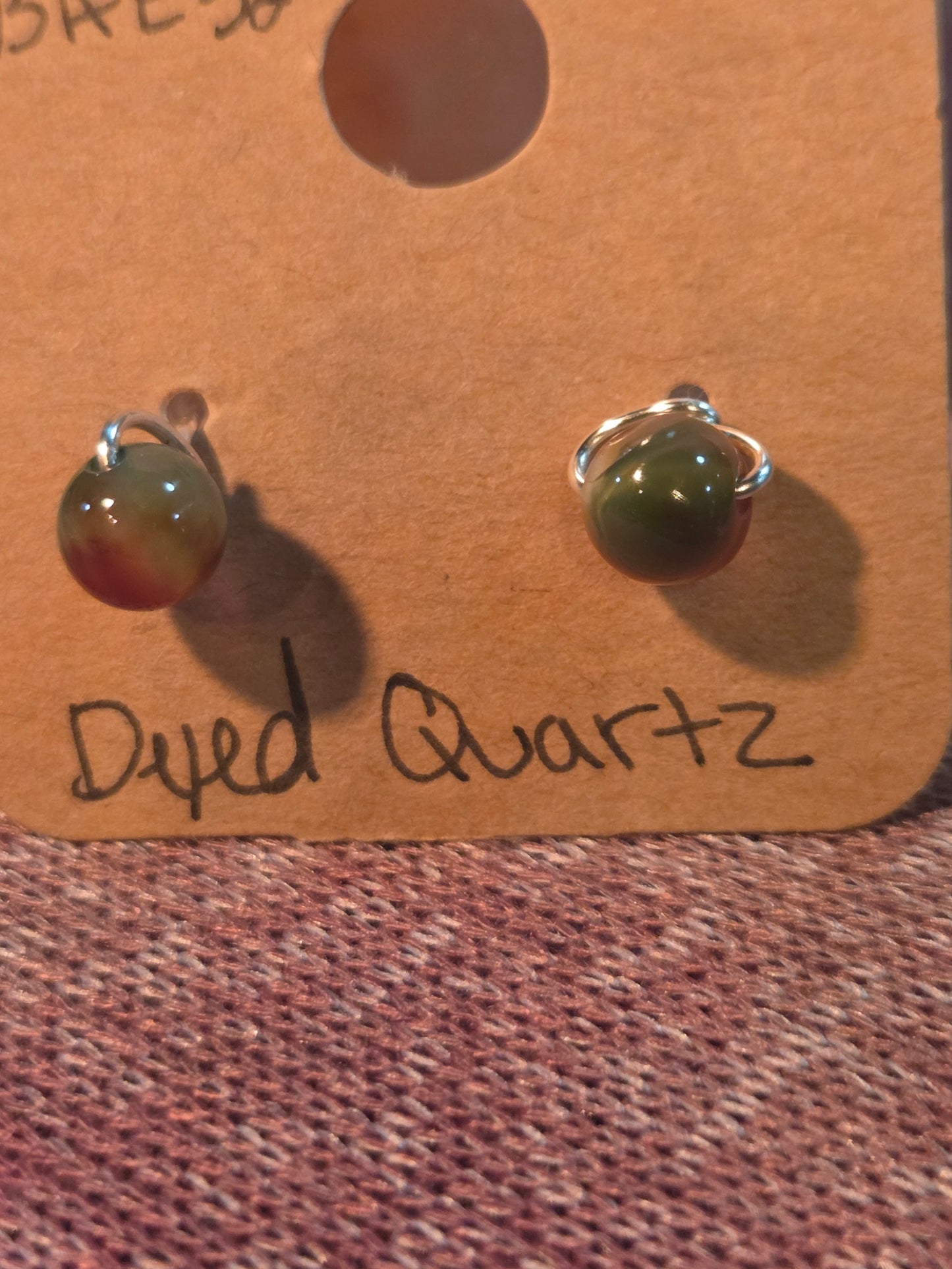 Moonlight Moth Handcrafted Wire-Wrapped Crystal Earrings