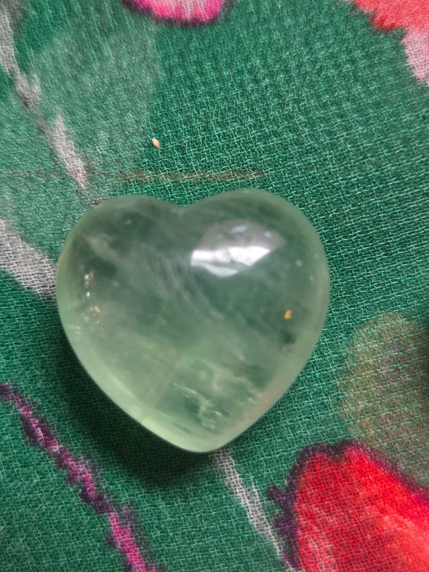 Mini Fluorite Hearts