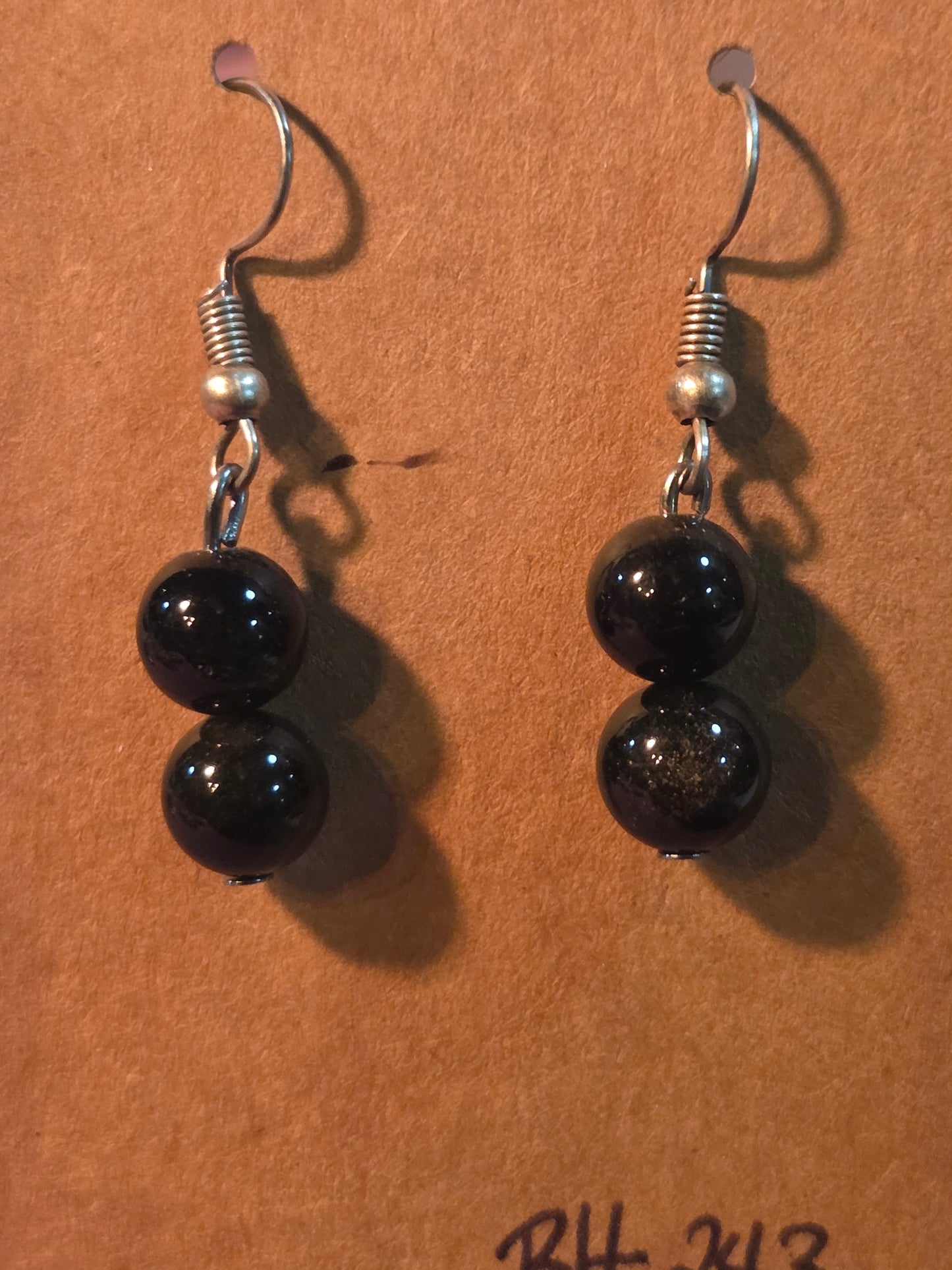 Moonlight Moth Handcrafted Wire-Wrapped Crystal Earrings