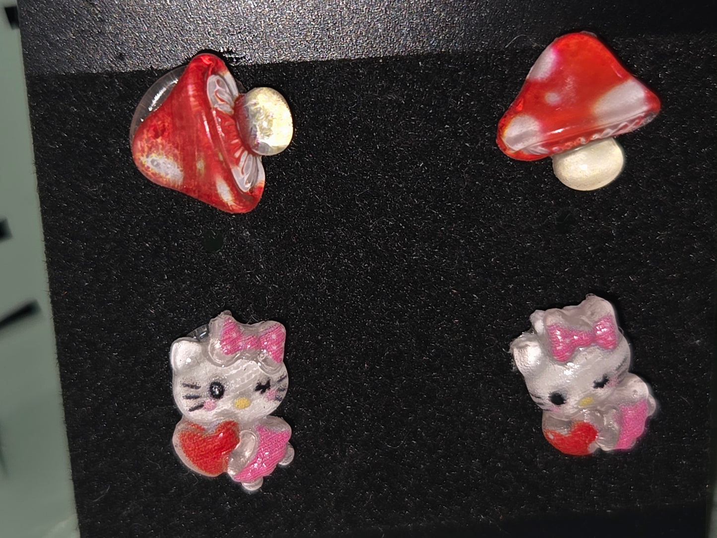Locally Created Stud Earring Sets – 2 Pairs