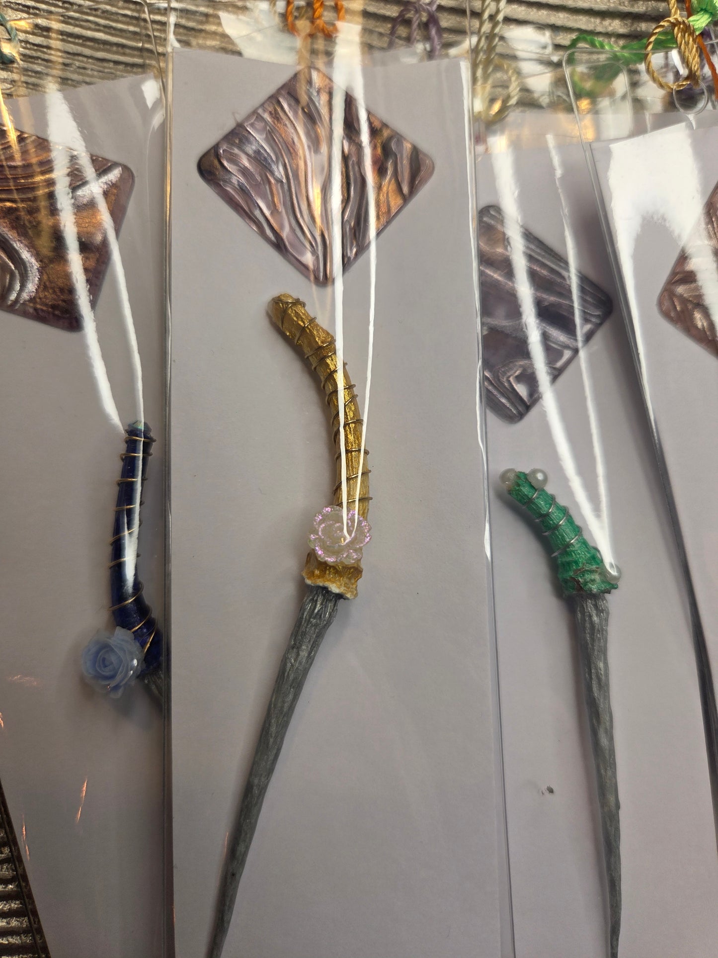 Handmade Mini Fairy Sword | Fantasy Dagger with Crystal & Tassel – Multiple Designs