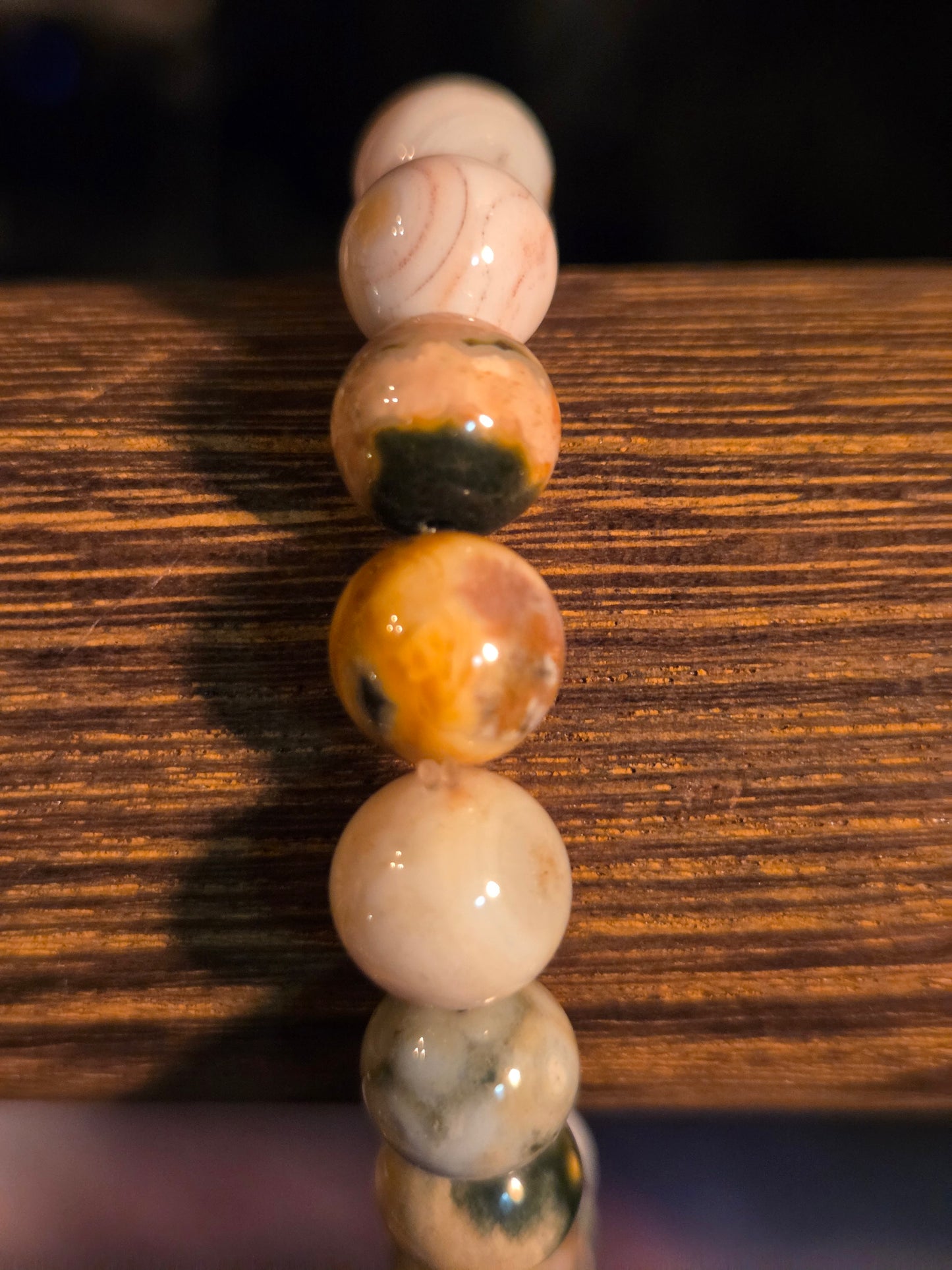 Locally Made Crystal Bead Bracelets – Natural Stone Healing Jewelry (Multiple Stones & Sizes)
