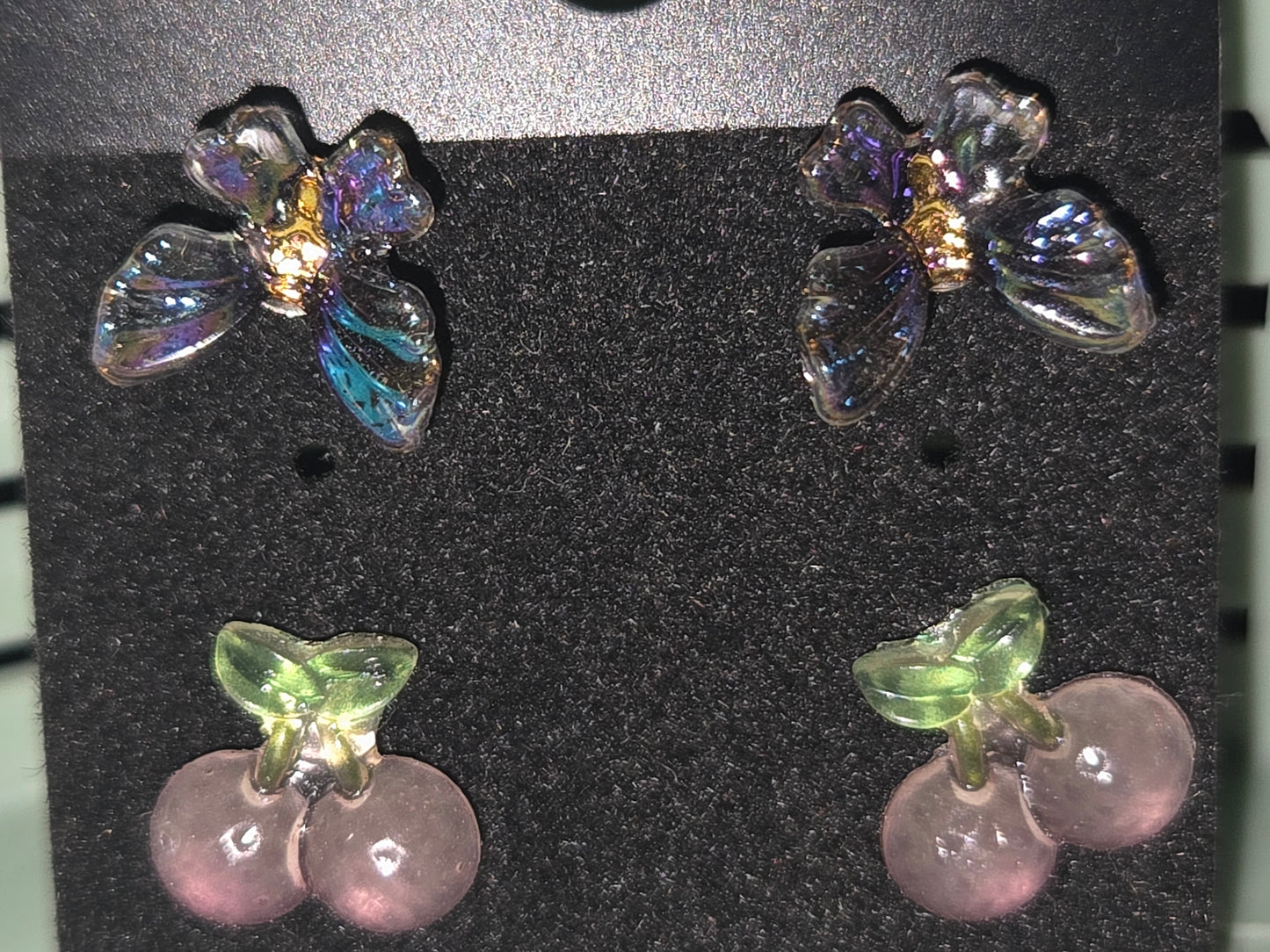 Locally Created Stud Earring Sets – 2 Pairs
