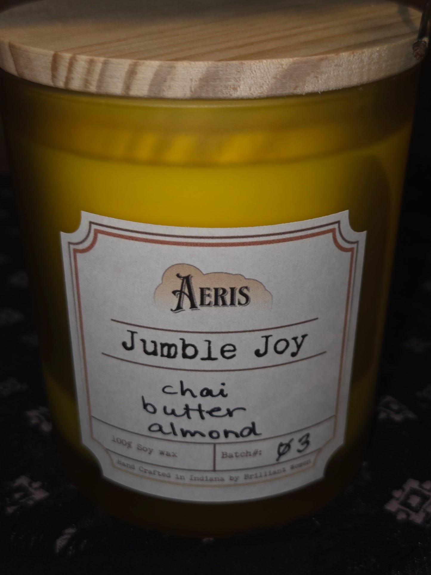 Locally Made Artisan Soy Candle