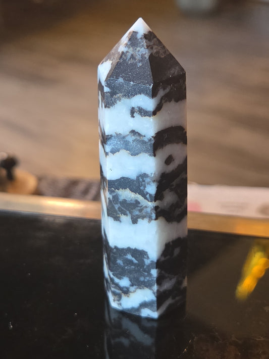 Zebra Calcite Tower