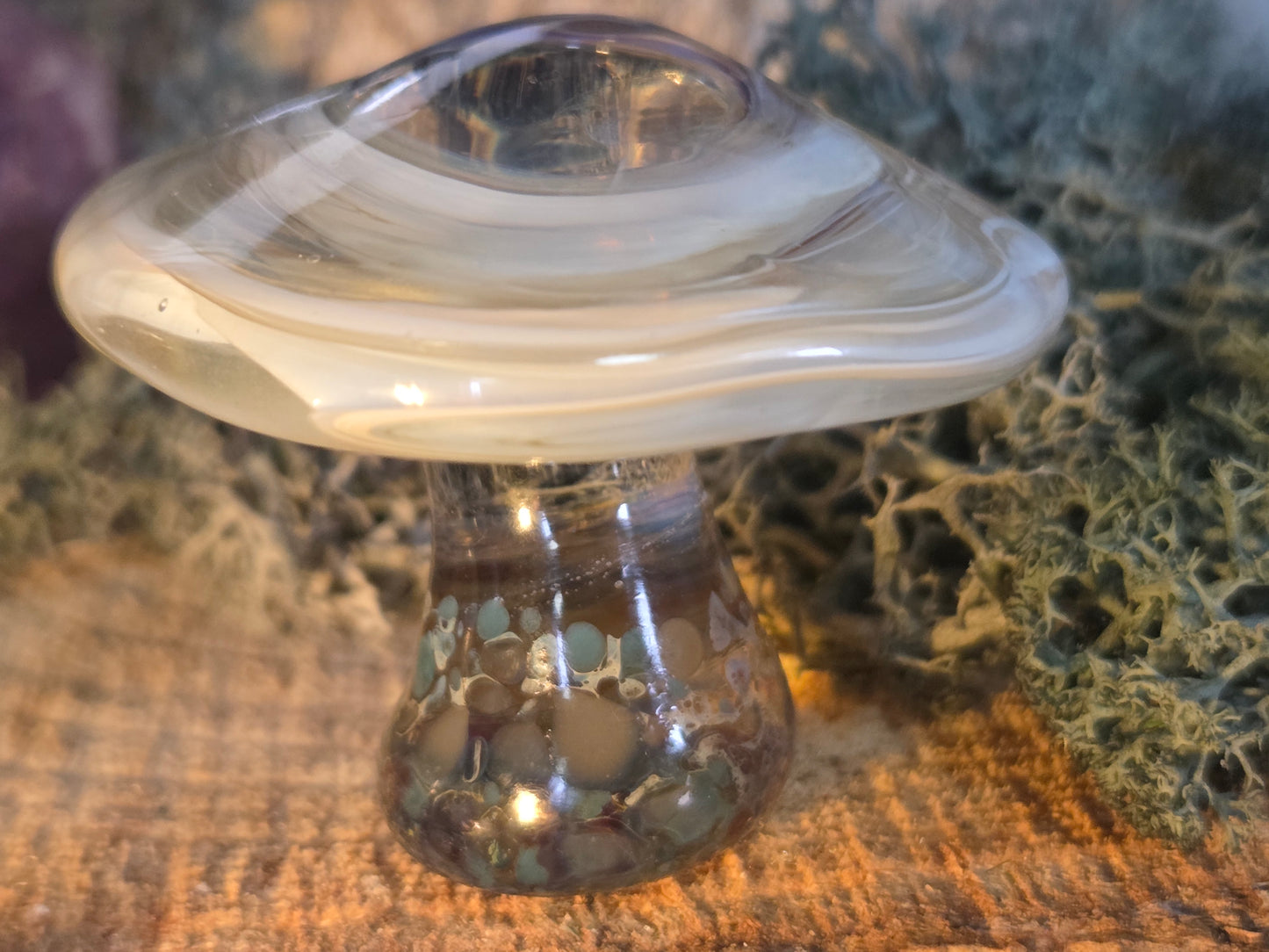 Handblown Glass Mushroom – Local Artisan Crafted
