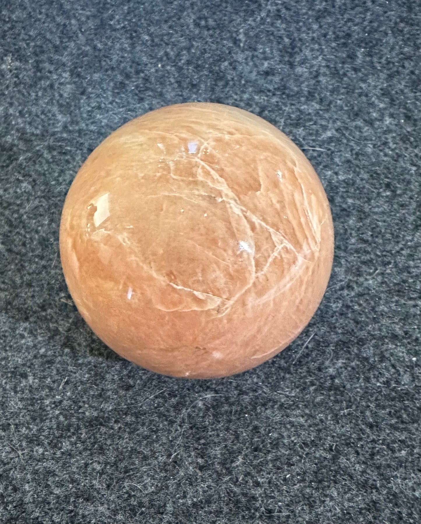 Peach Moonstone Sphere