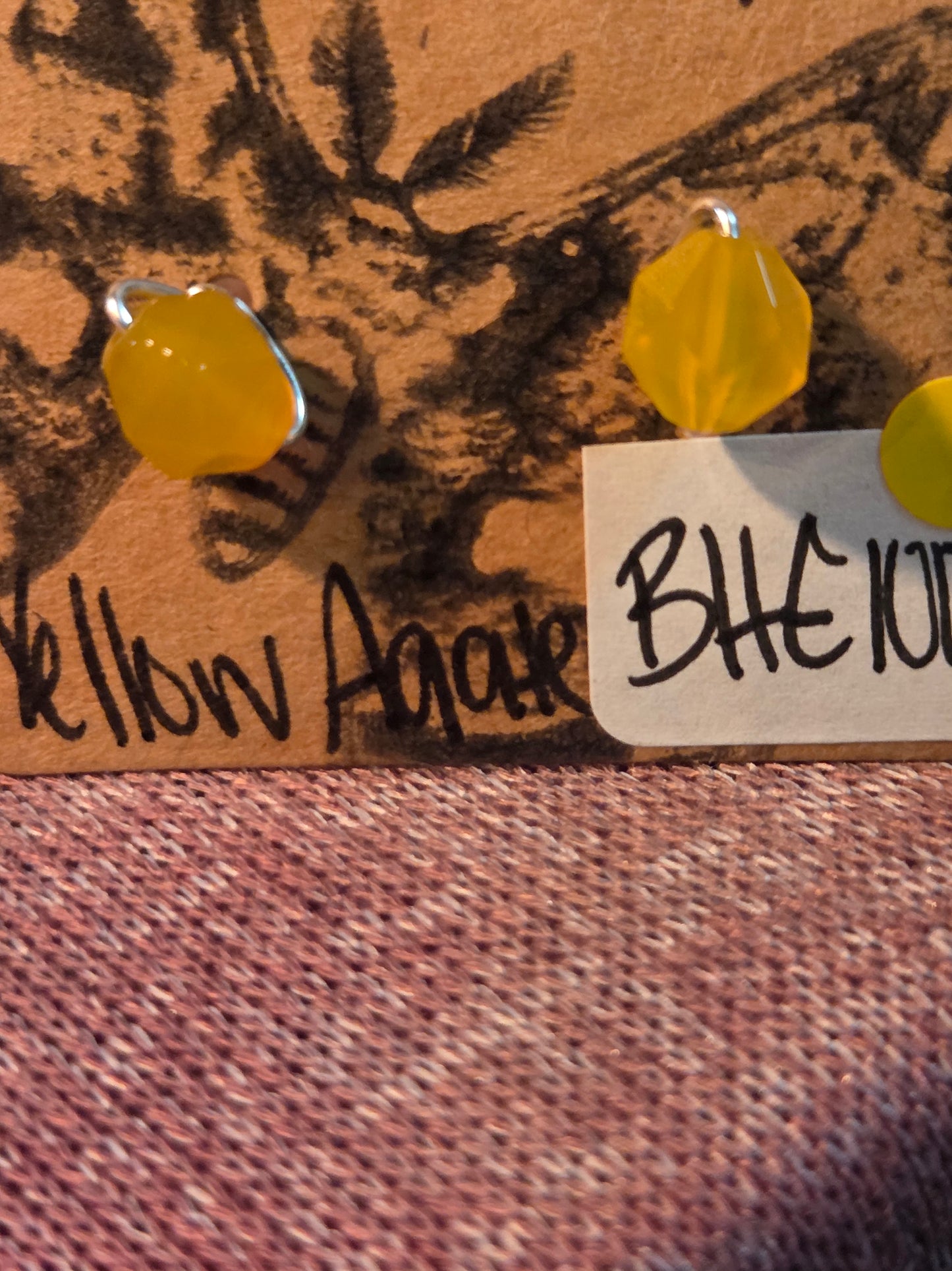 Moonlight Moth Handcrafted Wire-Wrapped Crystal Earrings