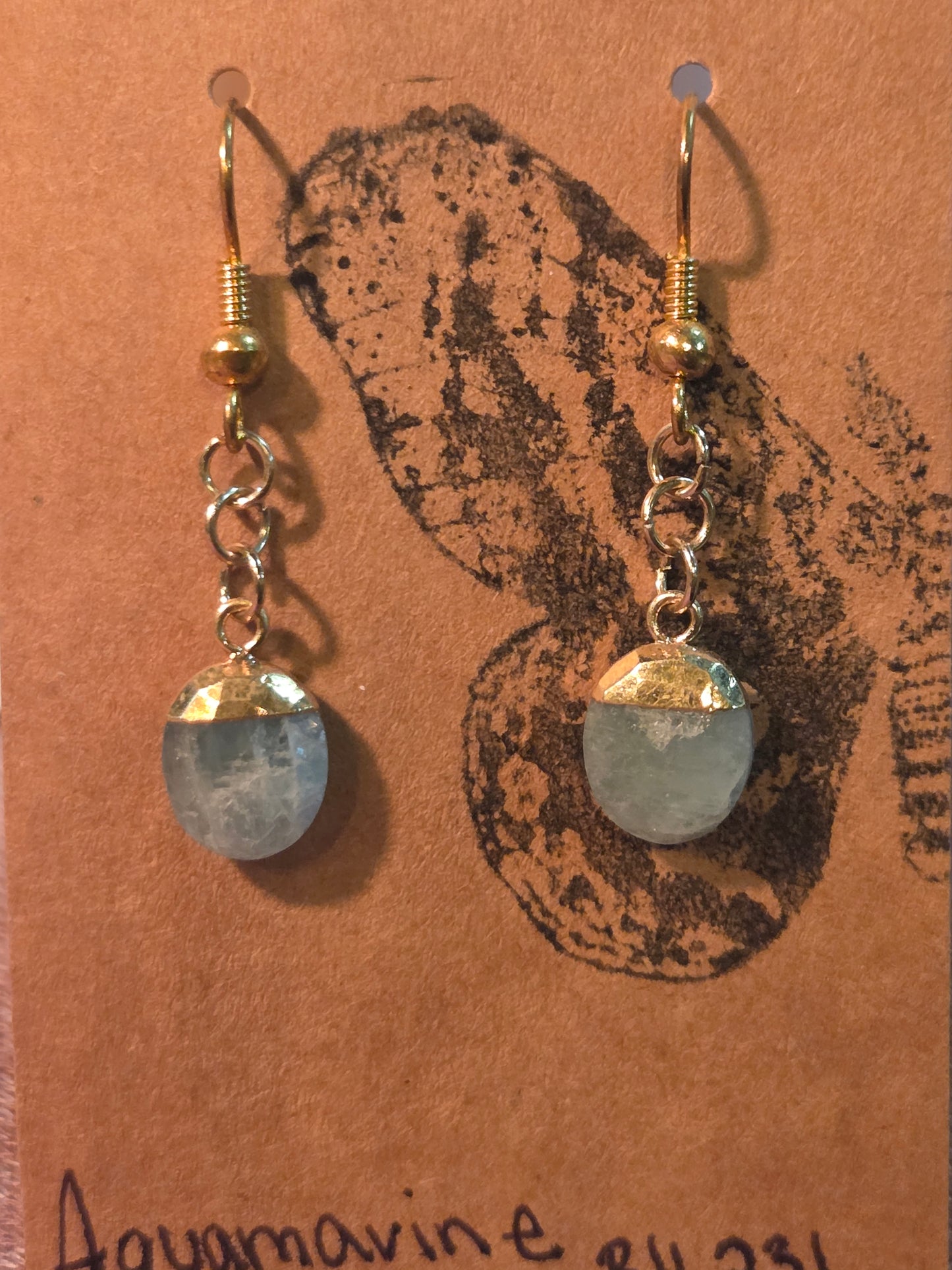 Moonlight Moth Handcrafted Wire-Wrapped Crystal Earrings