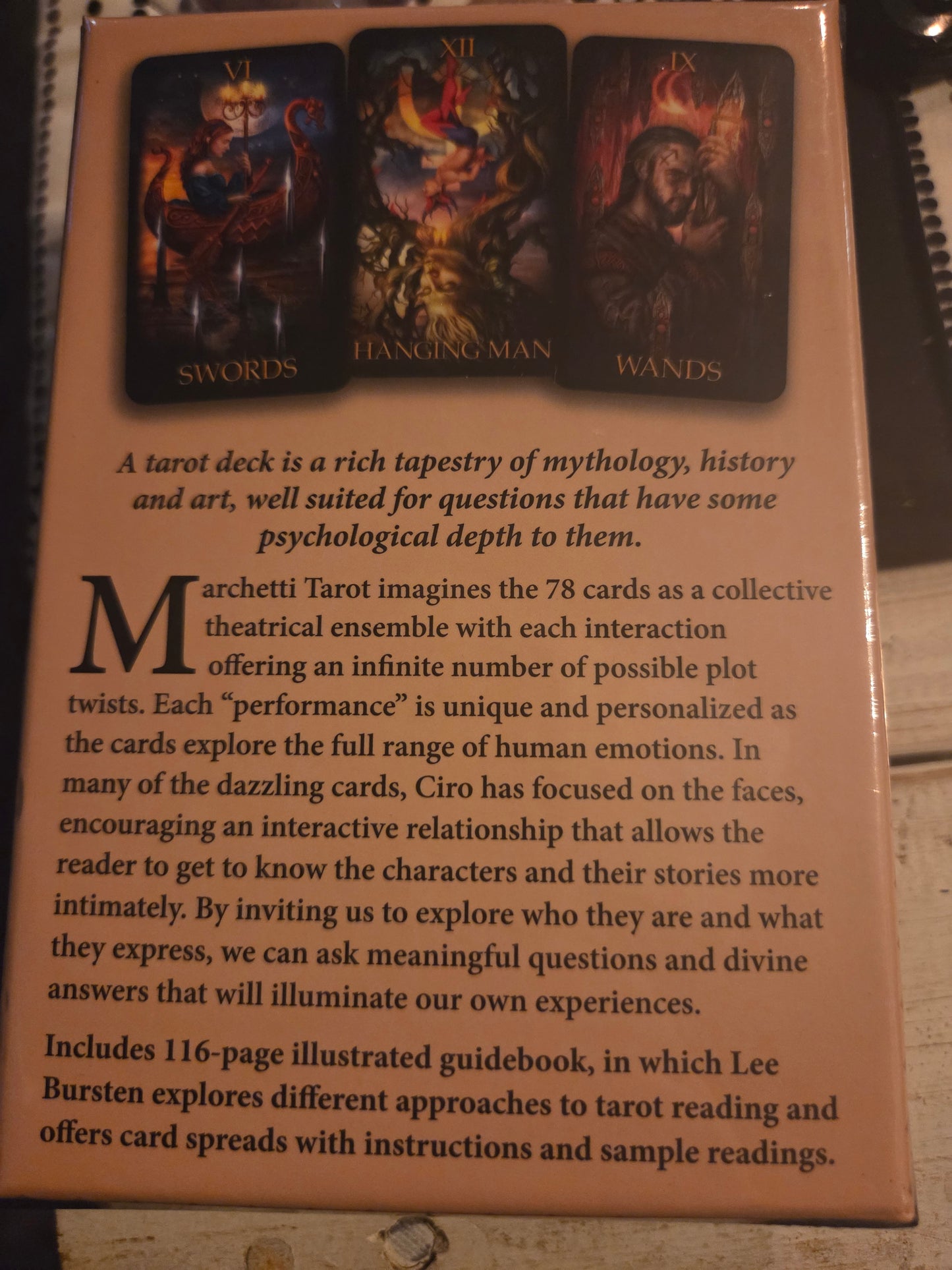 Marchetti Tarot – 78-Card Deck with 116-Page Illustrated Guidebook 🌌🎭
