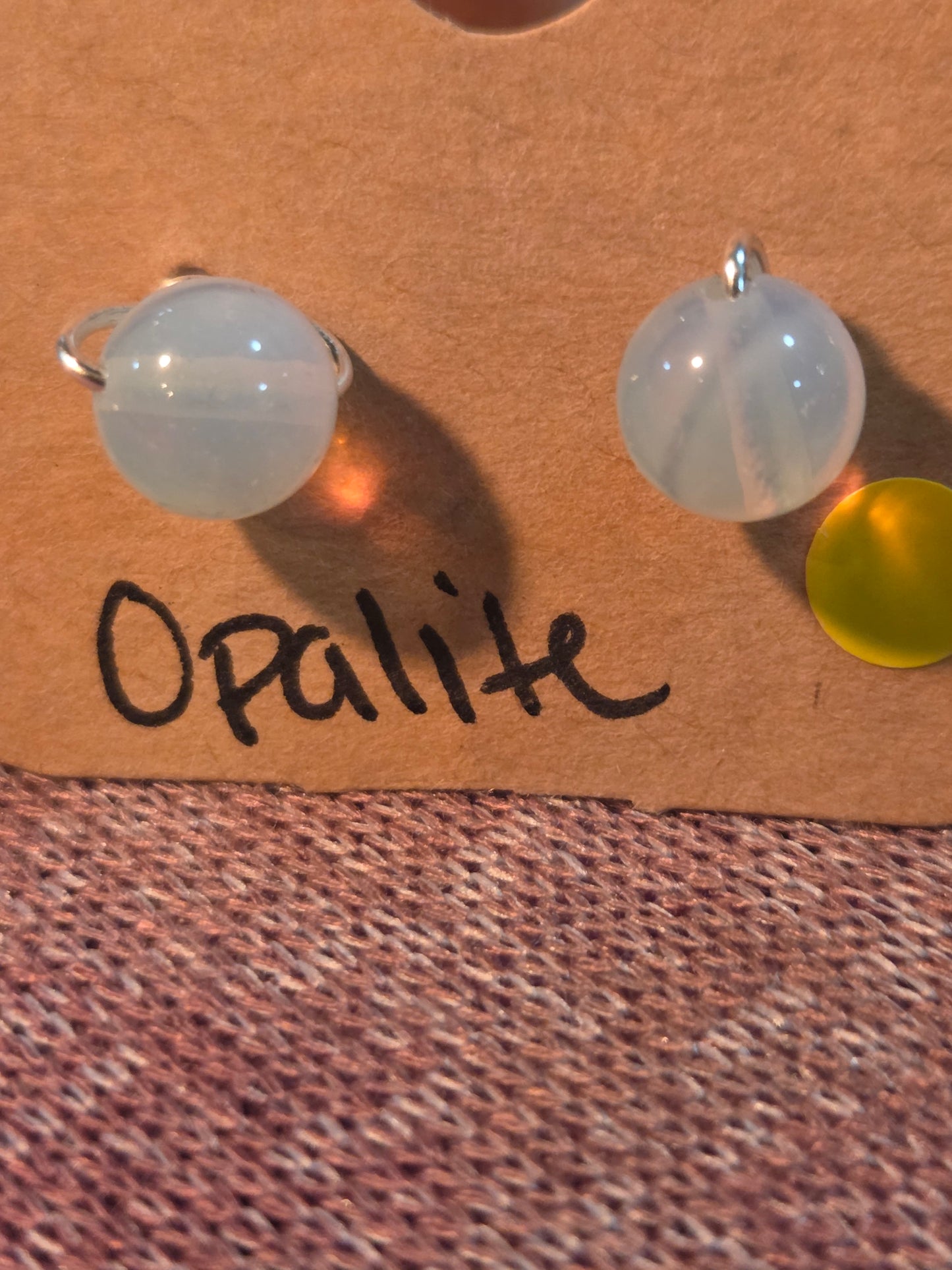 Moonlight Moth Handcrafted Wire-Wrapped Crystal Earrings