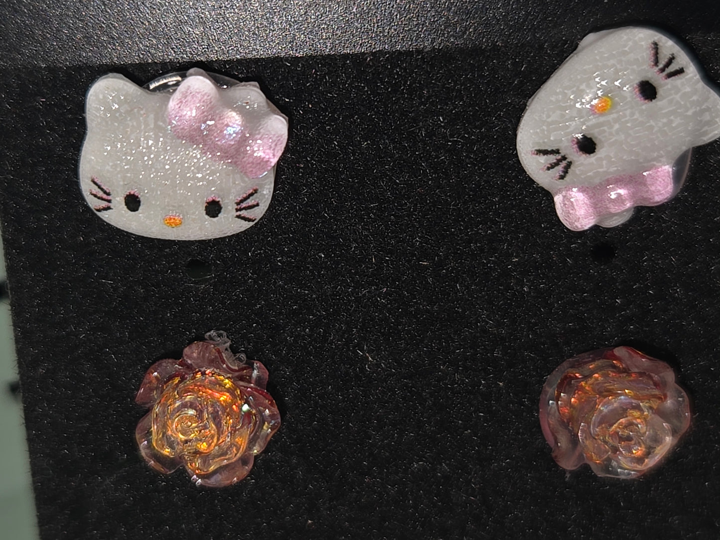 Locally Created Stud Earring Sets – 2 Pairs