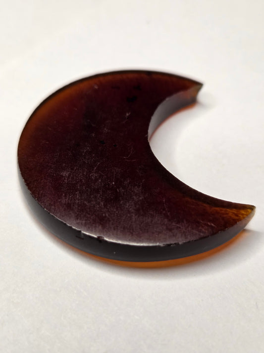 Amber Crescent Moon