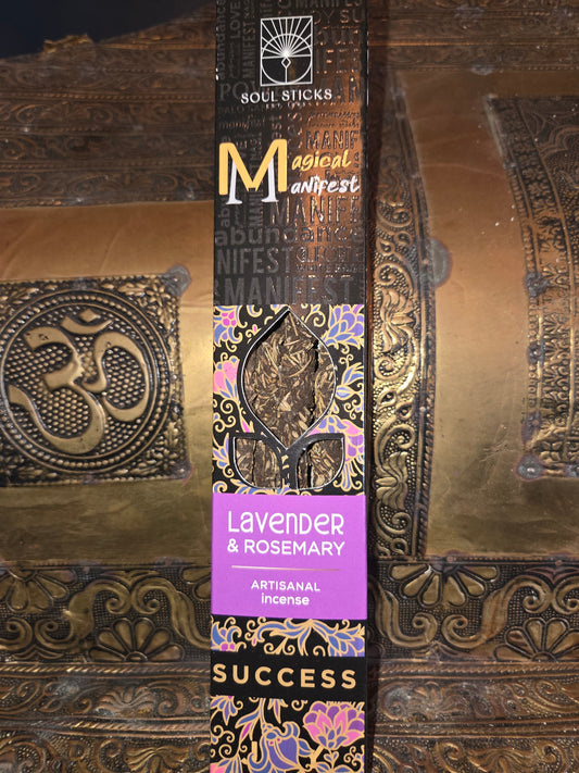 Magical Manifest Incense – Success (Lavender & Rosemary) | Set of 6 Sticks
