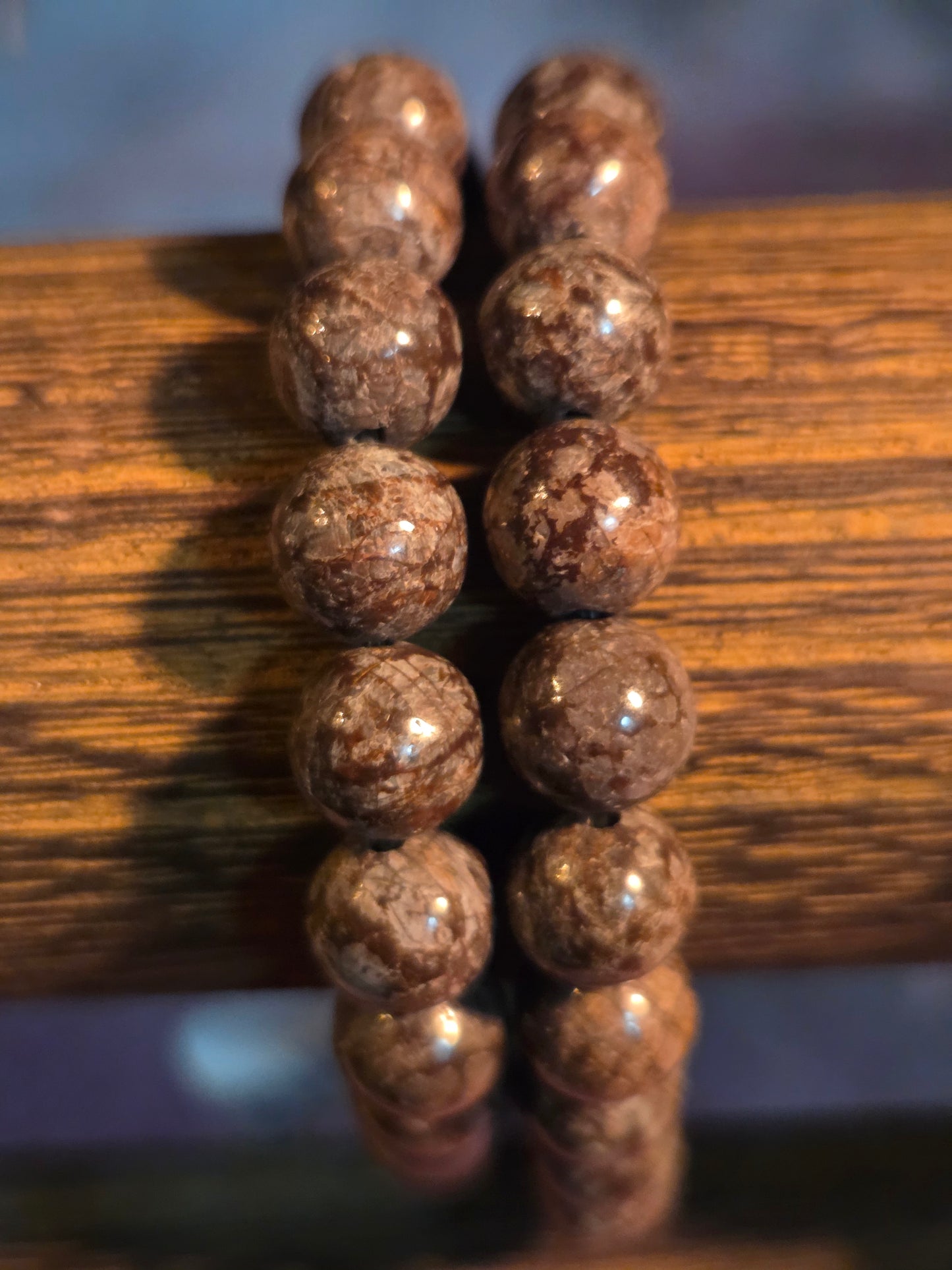 Locally Made Crystal Bead Bracelets – Natural Stone Healing Jewelry (Multiple Stones & Sizes)