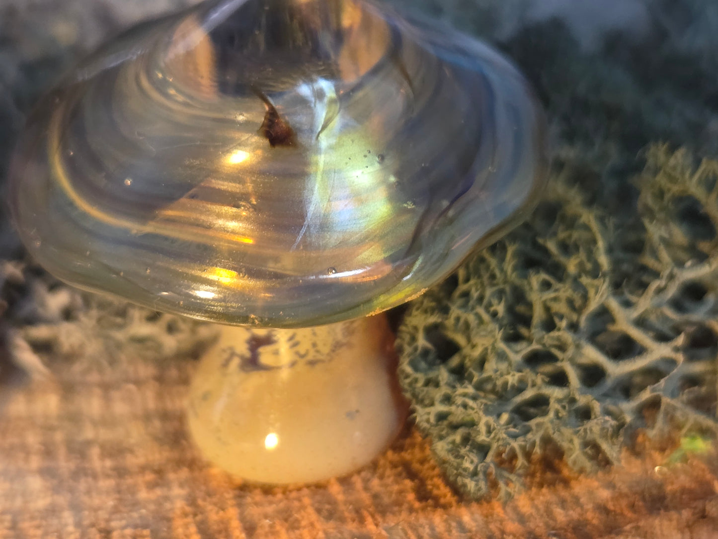 Handblown Glass Mushroom – Local Artisan Crafted