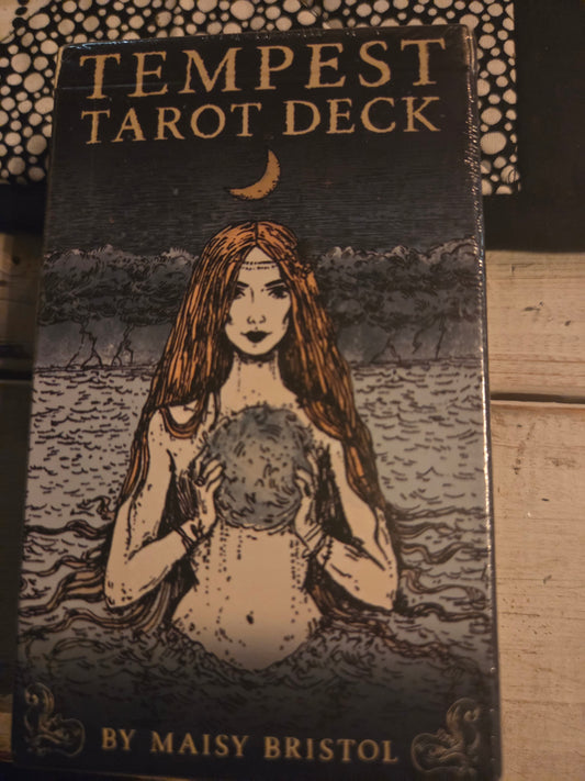 Tempest Tarot – Ocean-Inspired 78-Card Deck with Guidebook 🌊⚓🐚