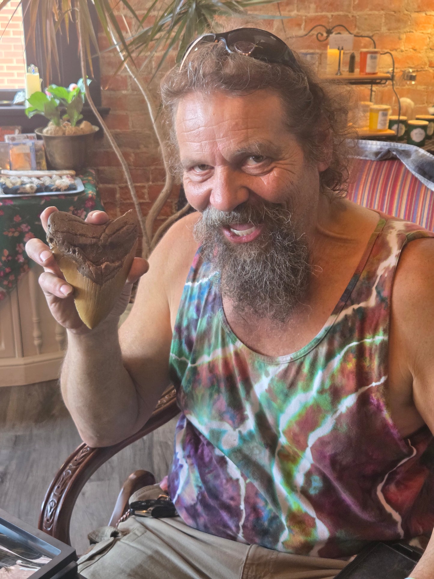 ✨ Rupert Boneham Survivor Collection – Signed Photo, Crystals, Fossils & Handmade Jewelry