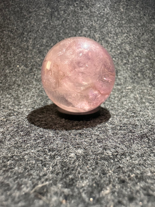 High-Grade Purple Fluorite Sphere