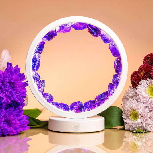 Stress Less, Sleep More – Amethyst Healing Lamp