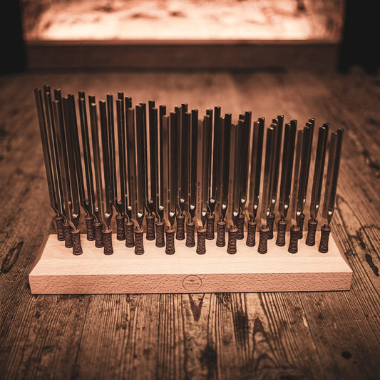 Pro 27 Complete Healing Steel Tuning Fork Set - Weighted