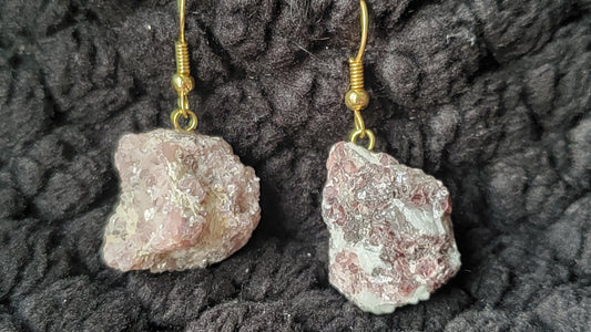 Lepidolite Earrings