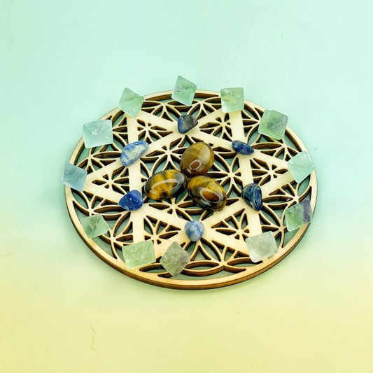 Clarity Merkaba Crystal Grid Board